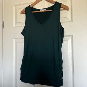 Super soft slim fit v- neck tank